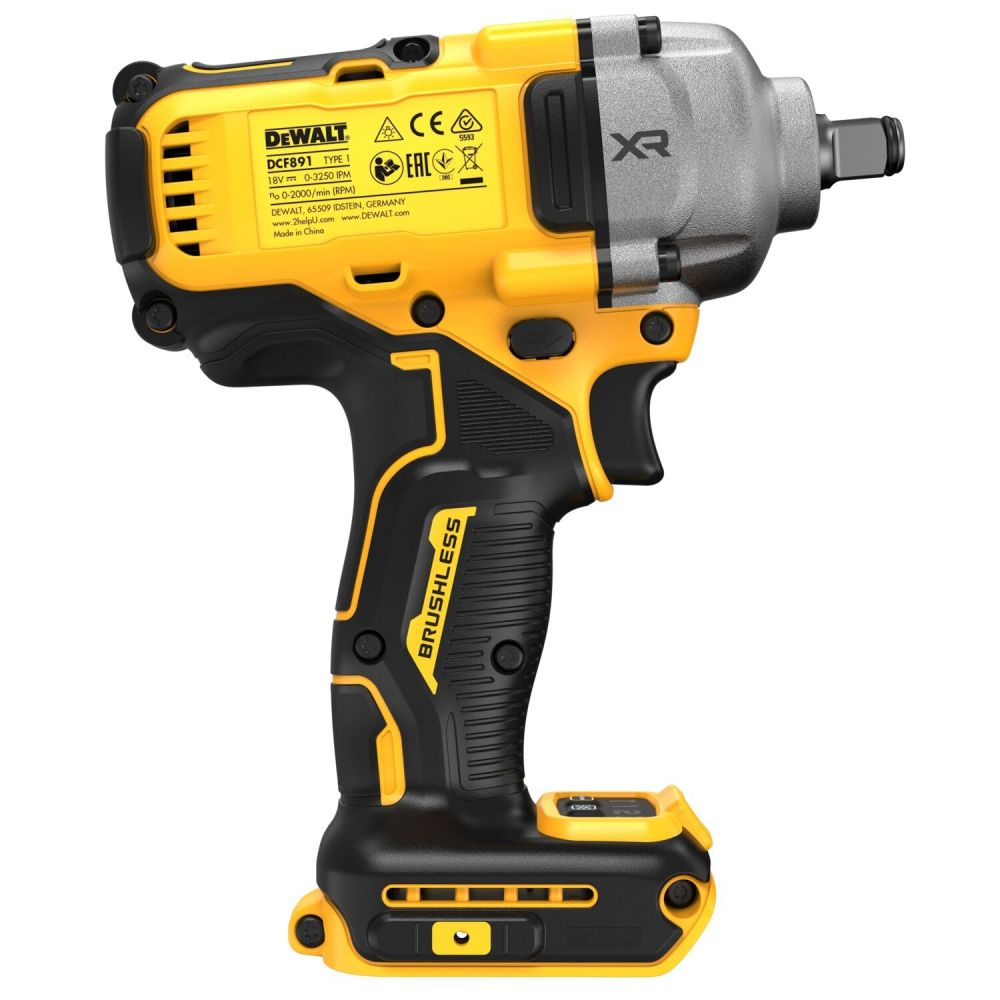 Аккумуляторный гайковерт DeWalt DCF891N ударный (без акк, без з/у)