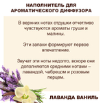 ЛАВАНДА И ВАНИЛЬ - Наполнитель для ароматического диффузора