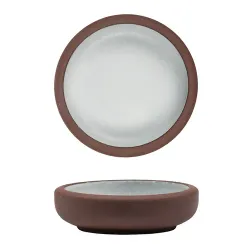 Салатник 300 мл d 14,3 cм h4,2 cм емкость для закусок White Matt New Brown Taiga P.L. [6]