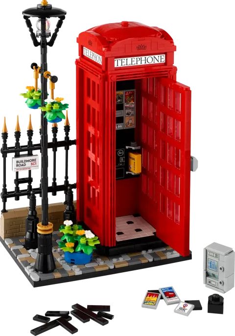Конструктор LEGO Ideas 21347 Красная лондонская телефонная будка