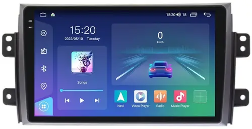 Магнитола для Suzuki SX4 2006-2014 - Parafar PF124U2K на Android 13, Быстрая, QLED+2K, CarPlay, 4G SIM-слот