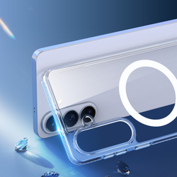Усиленный прозрачный чехол с MagSafe для Samsung Galaxy S26+ Плюс, серия Clin Mag Series от Dux Ducis