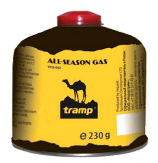 ГАЗ баллон 230 гр резьба TRG-003 230г.TRAMP