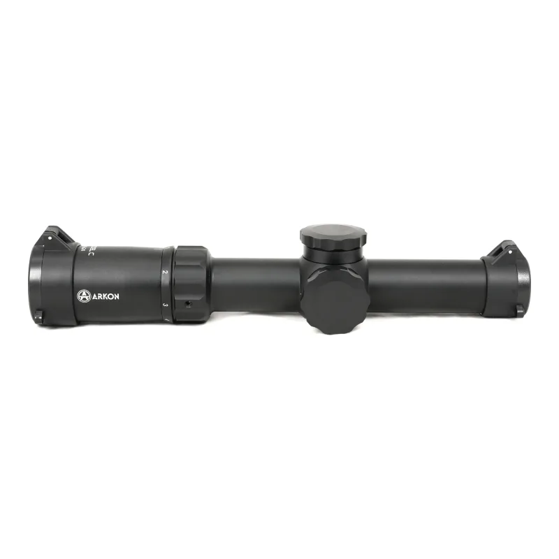 Оптический прицел ARKON Model C 1-6x24 MC3-CDL - вид сбоку, закрытые крышки