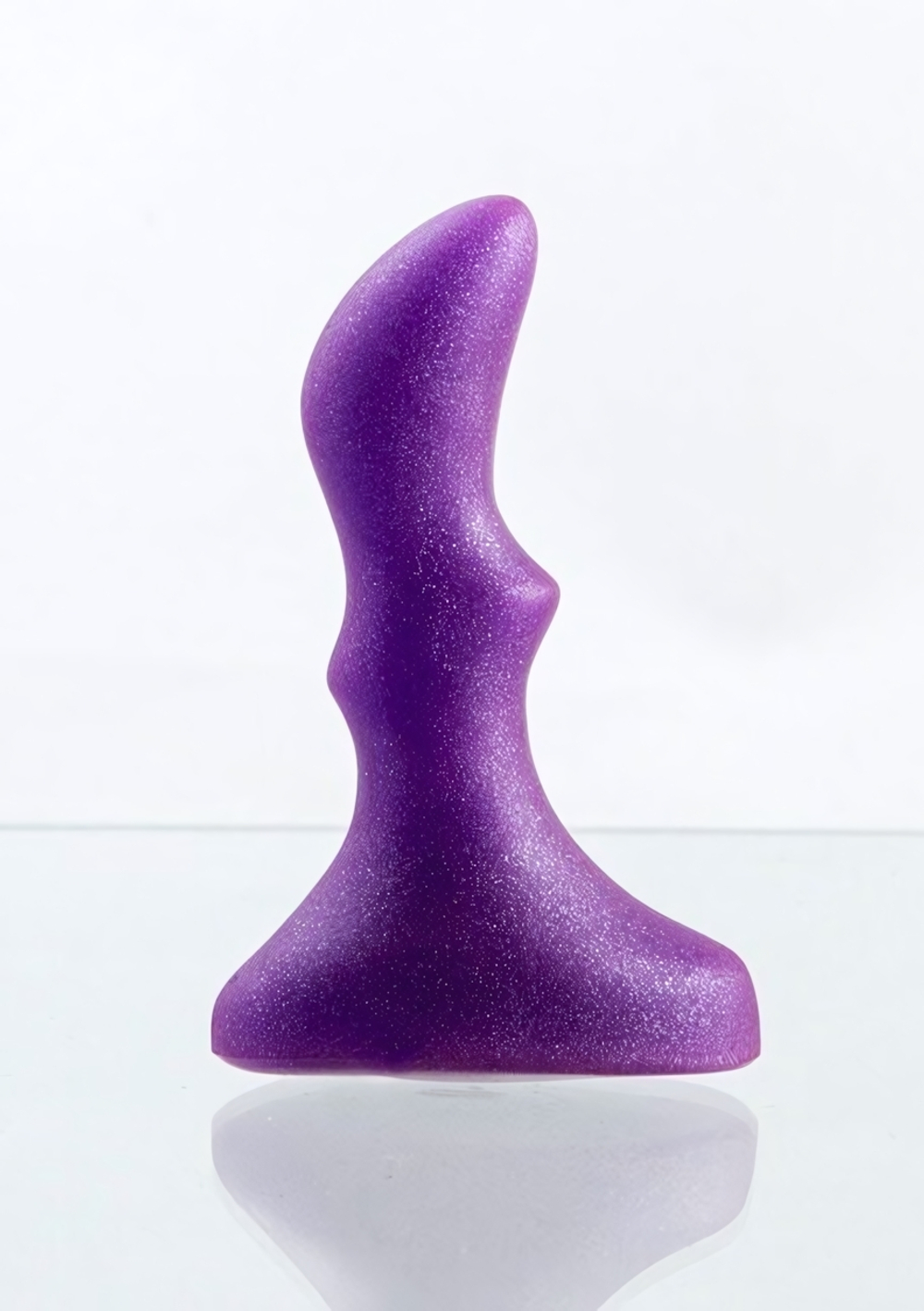 Анальный стимулятор Small Ripple Plug Purple (10 см , фиолетовый) (Цвет: фиолетовый)