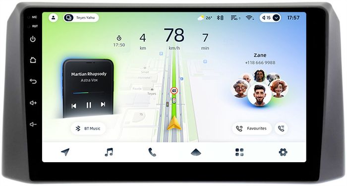Магнитола для УАЗ Патриот Пикап Профи 2016+ (рамка тип 1) - Teyes CC4L-DTS монитор 9" IPS, Android 14, Быстрая, Snapdragon 662, CarPlay, 4G SIM-слот