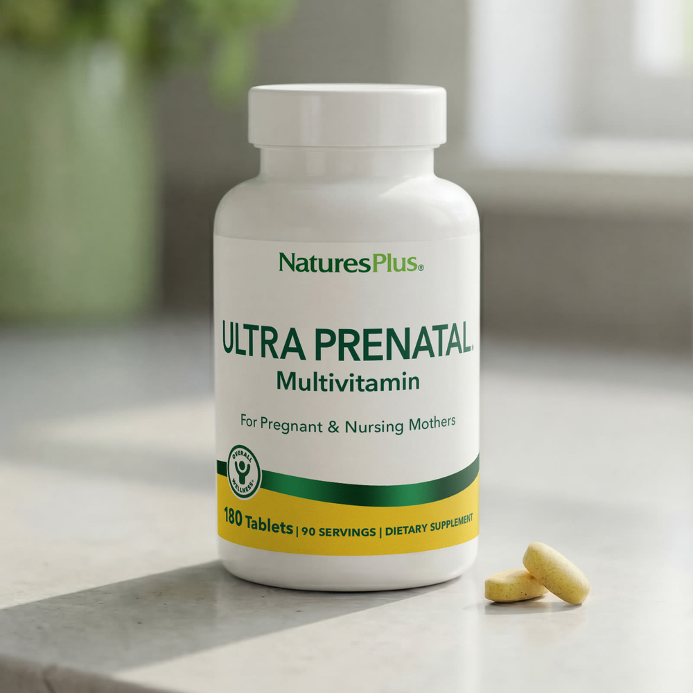 NaturesPlus, Ultra Prenatal, мультивитамины для беременных, 180 таблеток