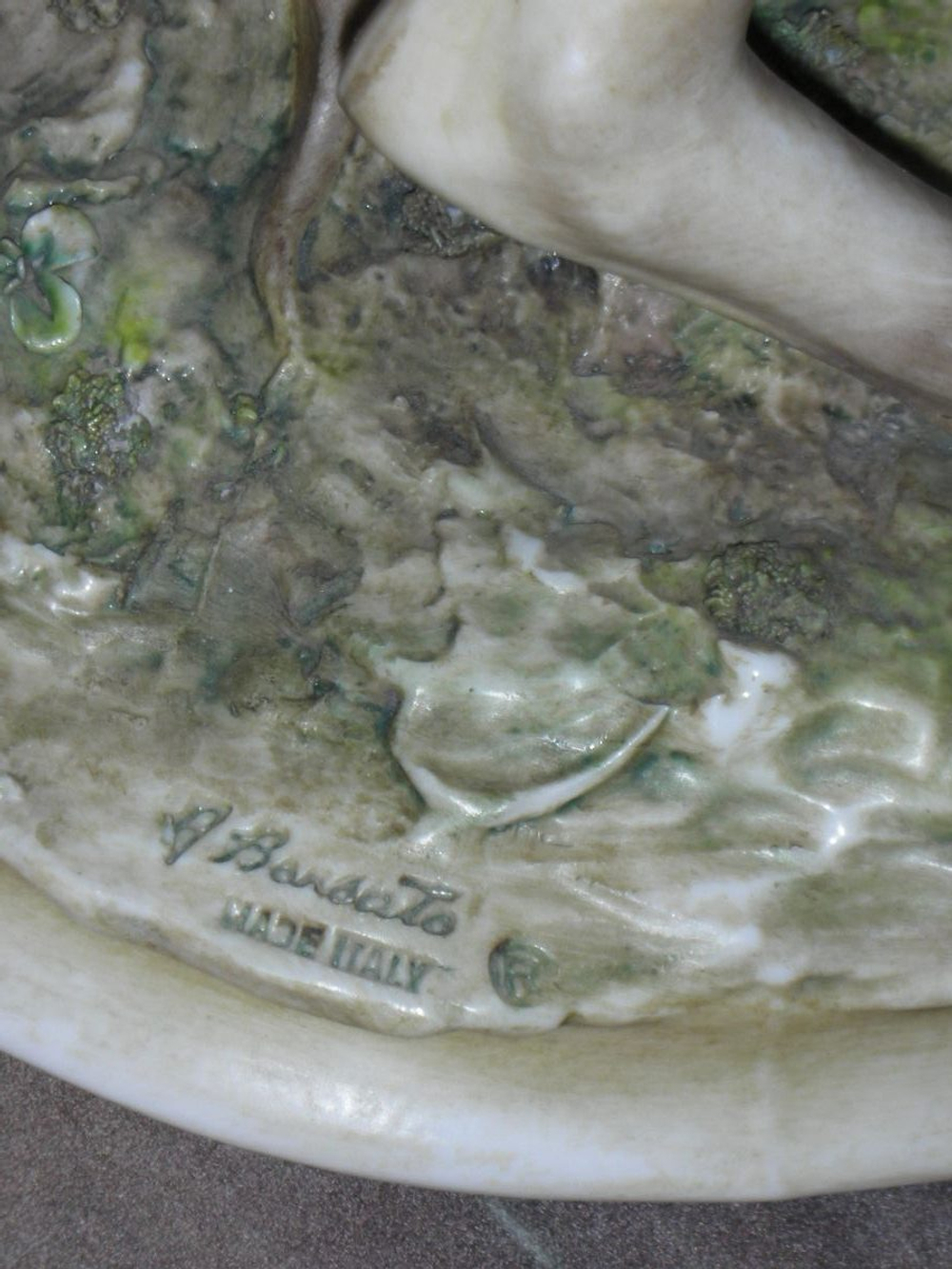 Статуэтка. Фарфор. Святой Георгий. Capodimonte. Италия