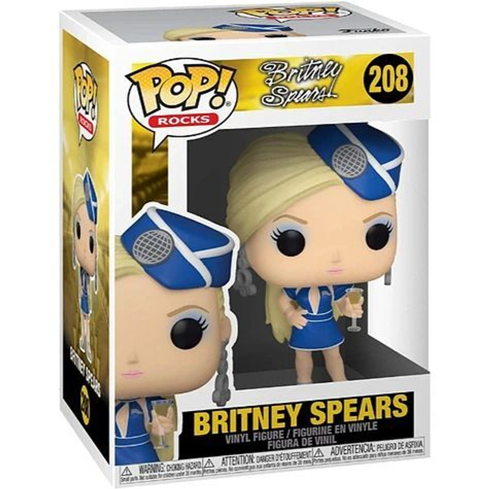Коллекционная фигурка Funko POP! Rocks - Britney Spears Stewardess (208)