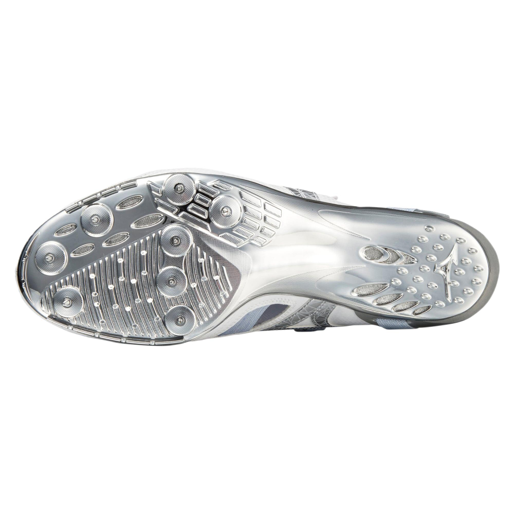 Mizuno Low top Running Shoes Unisex White Silver