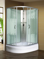 Душевая кабина МОНОМАХ 120/90/24 МЗ R 1200х900х2060 10000005814 б/крыши асимметричная