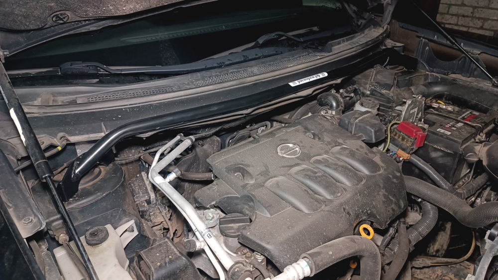 Распорка передних стоек Nissan X-Trail 2 T31 (2-го поколения) (ПОД ЗАКАЗ)