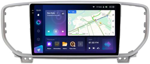 Магнитола для KIA Sportage 4 2018-2022 - Teyes CC3-2K QLed Android 10, Быстрая, SIM-слот, CarPlay