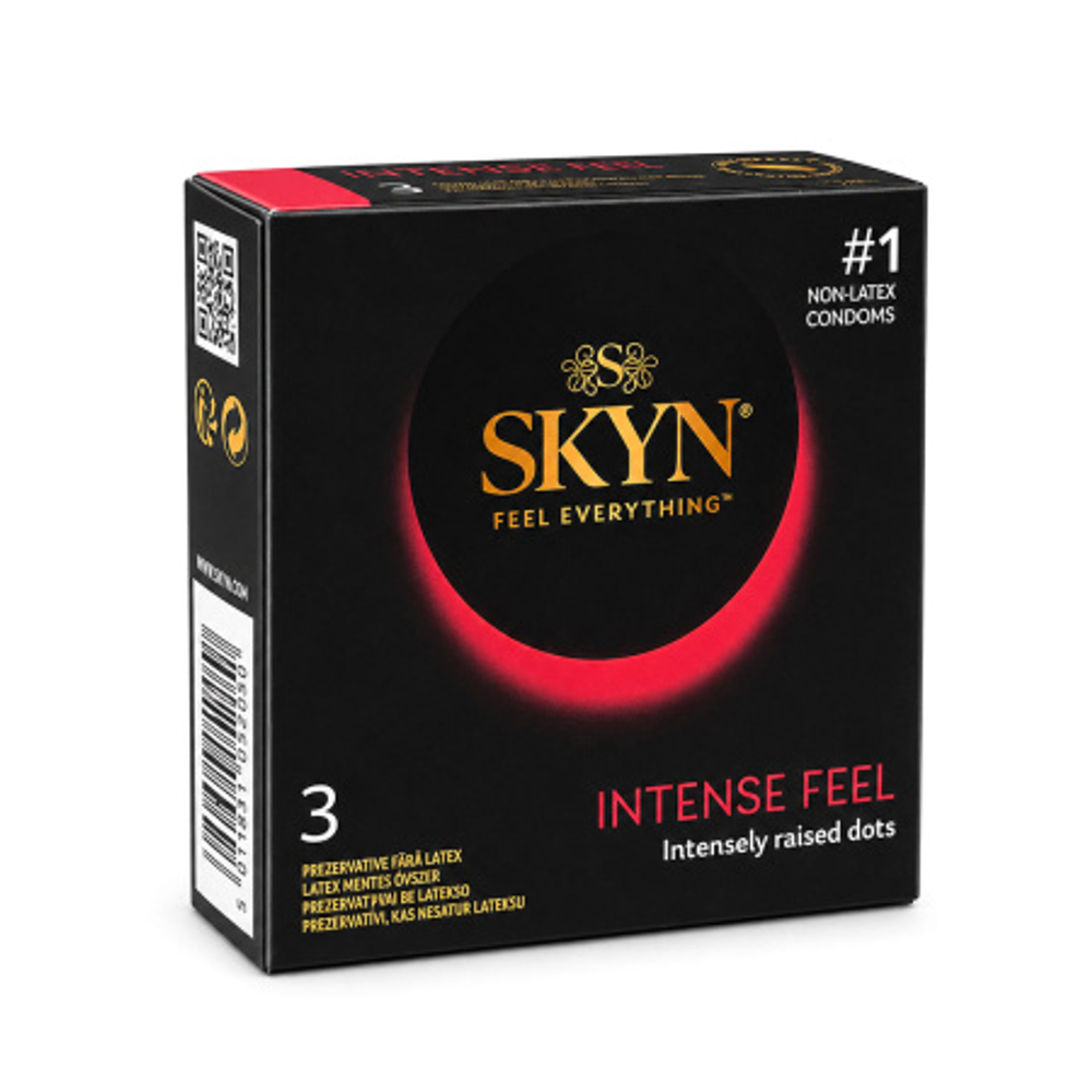Презервативы полиизопреновые SKYN Intense feel № 3 (3 шт.), точечные