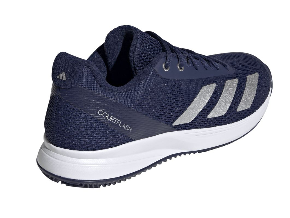 Теннисные кроссовки Adidas Courtflash Speed 2 - dark blue/silver metallic/white