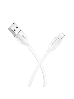 Кабель USB - Lightning 1м Borofone BX19 Benefit - Белый