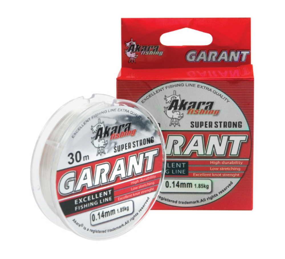 Леска Akara Garant Green 30 м 0,20