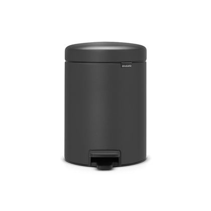 Мусорный бак с педалью newIcon 5л Brabantia Минерально-графитовый