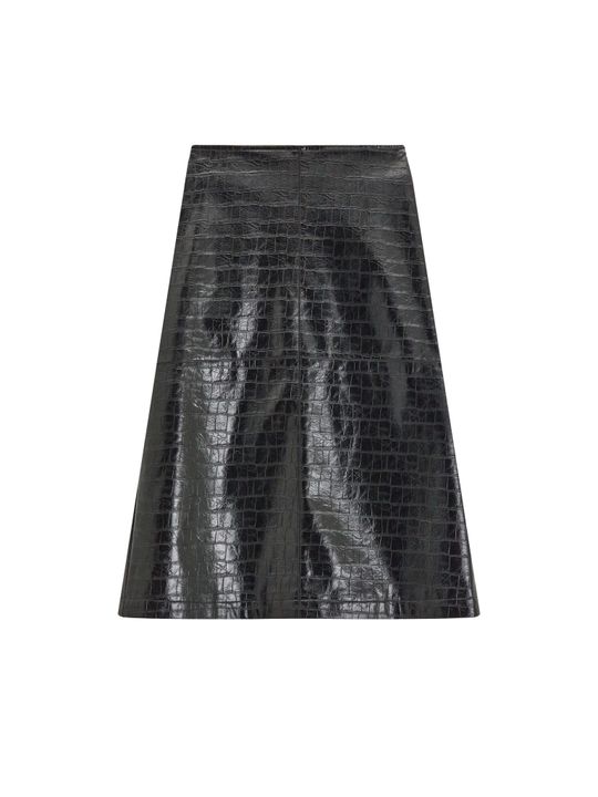 Юбка "CROCO" черная