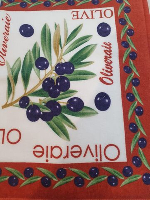 Кухонное полотенце "Оливки" 40/60 КТ 1045