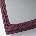 Простыня на резинке IKEA ULLVIDE (УЛЛЬВИДЕ), Бордовый, 180х200 см