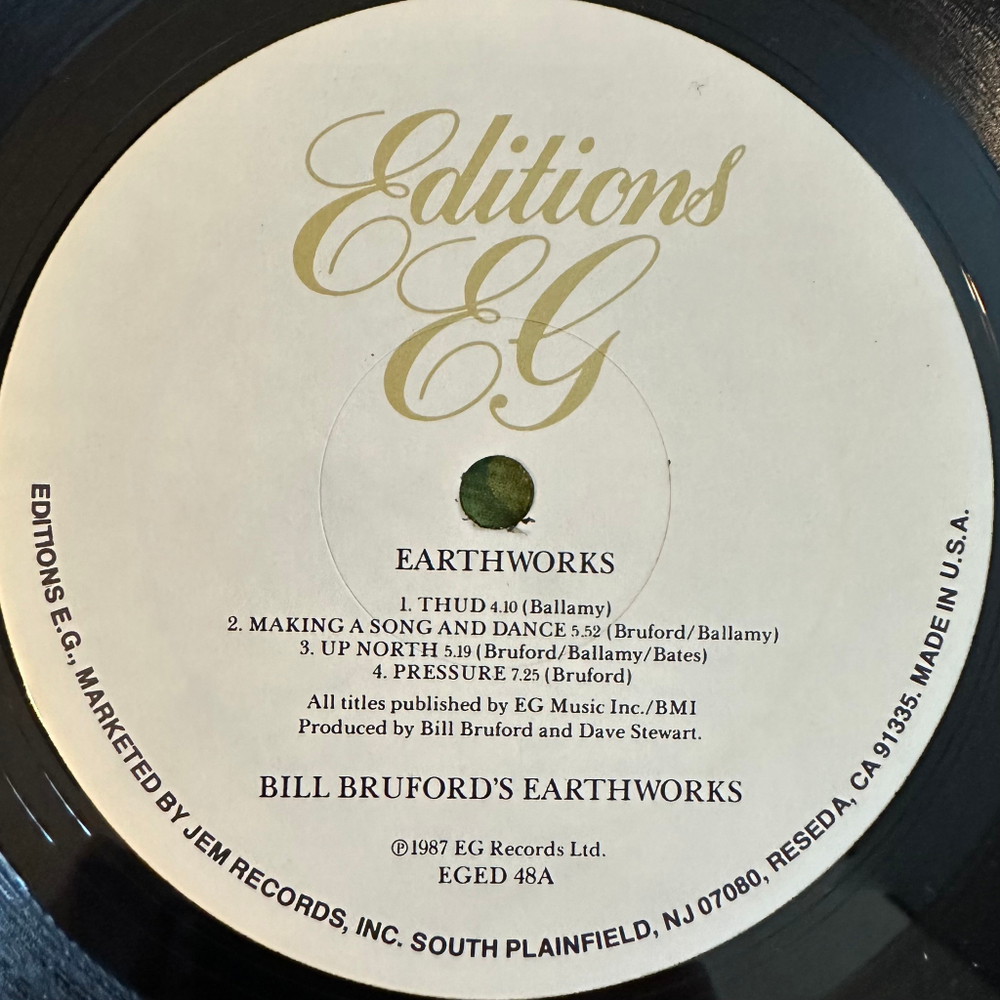 Bill Bruford's Earthworks ‎– Earthworks (США 1987г.)