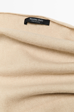Massimo Dutti Трикотажная бандана из смесовой шерсти и кашемира, норка