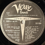 The Mothers Of Invention ‎– We're Only In It For The Money (Англия 1972г.)