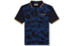 A Bathing Ape X Fred Perry Polo Shirt синий