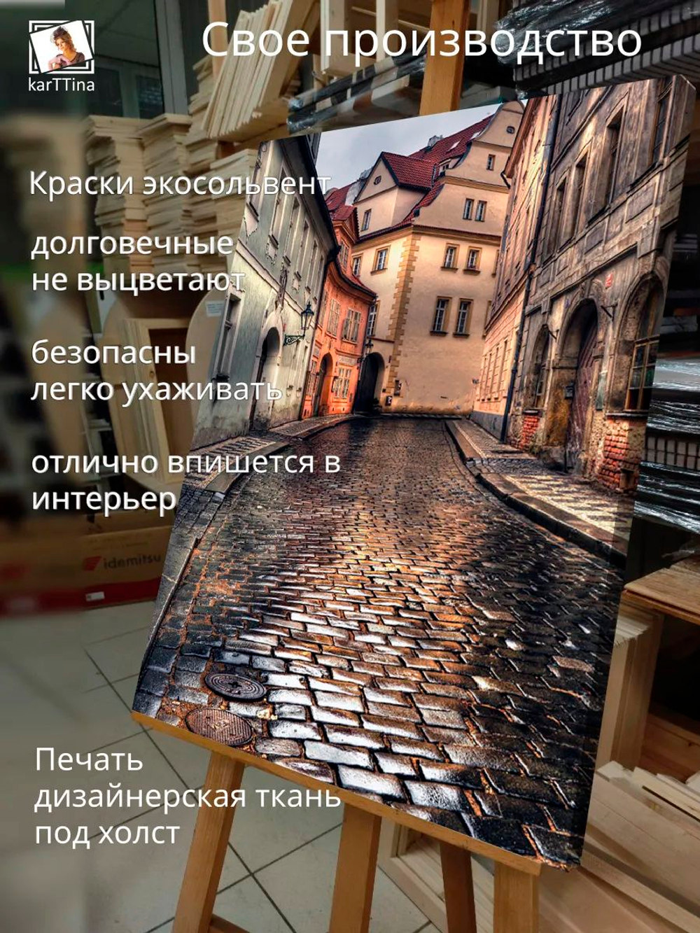 Картина "Каналы Венеции", интерьерная 50х70см 1шт.