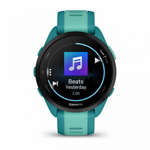 Часы Garmin Forerunner 165 Music зеленый c бирюзовым ремешком, 010-02863-32