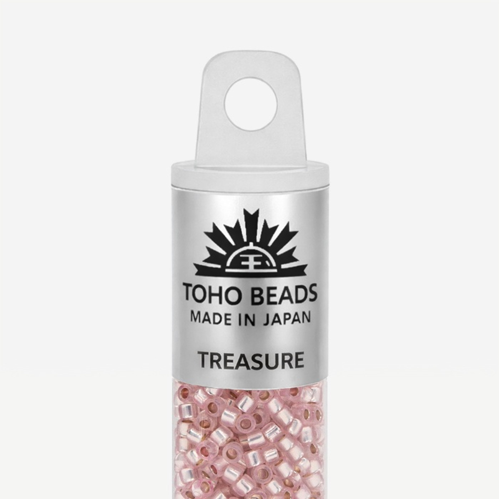 Японский бисер TOHO Treasure (№PF2105), опаловый, полупрозрачный глянцевый