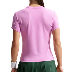 Женская теннисная футболка Nike Court Heritage Tennis - light magenta/pink foam
