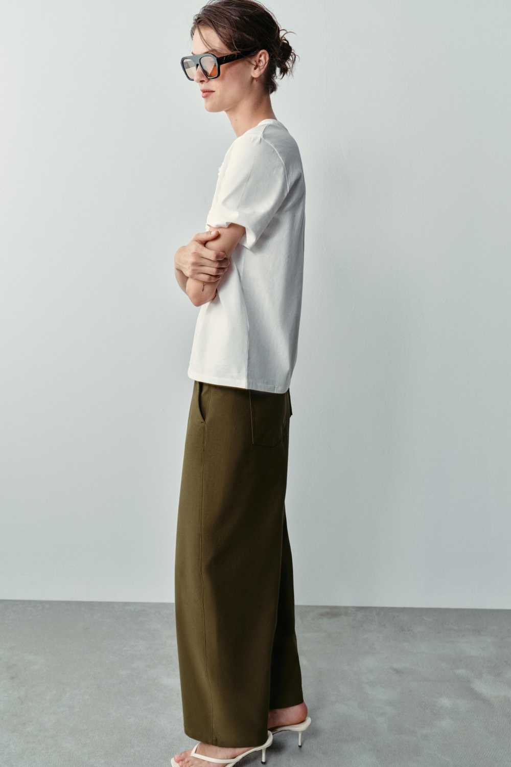 ФУТБОЛКА С РЕЛЬЕФНЫМ БАНТОМ — ZARA