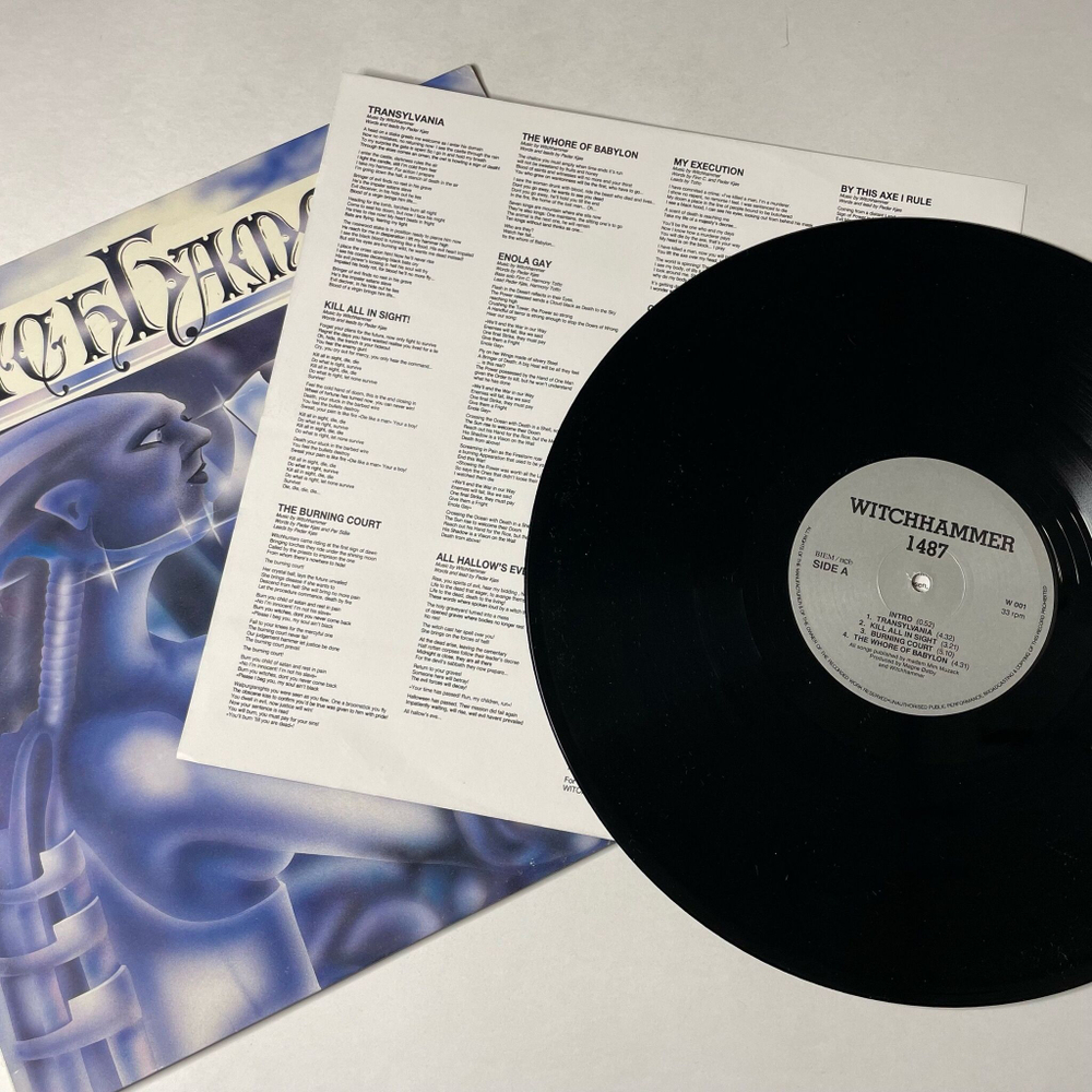 Винтажная виниловая пластинка LP Witchhammer 1487 (Norway 1990)