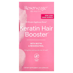 Reserveage Beauty, Кератиновый усилитель для волос с биотином и ресвератролом, 120 капсул