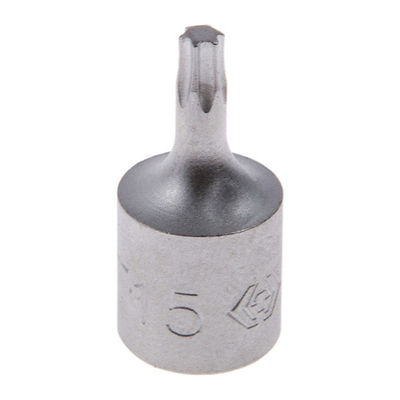 KING TONY (201315X) Насадка (бита) торцевая 1/4", L = 25 мм, TORX, T15