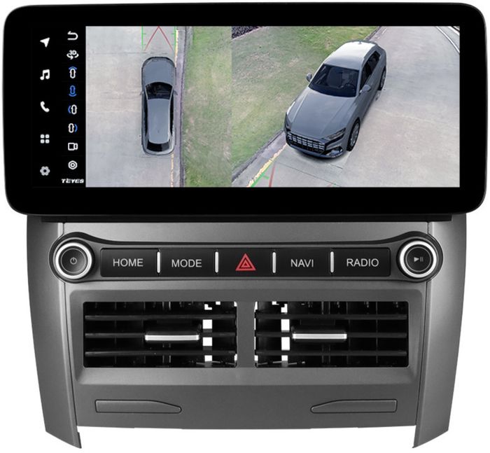 Магнитола для Toyota Corolla E150 2006-2013 - Teyes LUX ONE 360 монитор 12.3" 2K QLED на Android 10, Быстрая, CarPlay, 4G SIM-слот, 4 камеры в комплекте