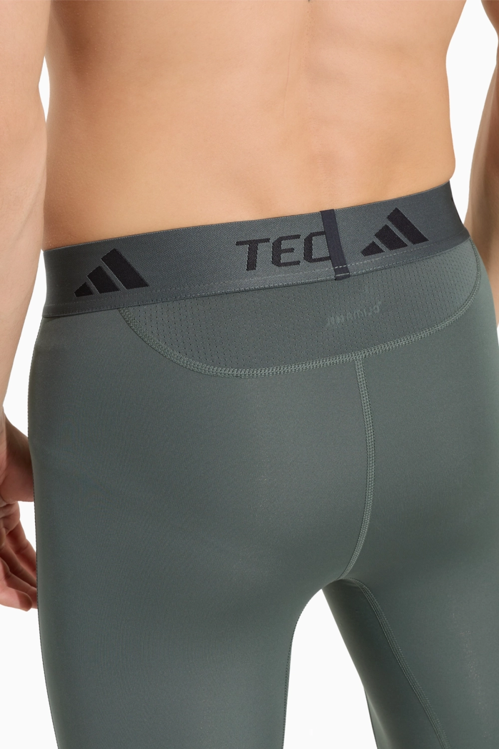 Термоштаны adidas Techfit Compression Training - зеленый