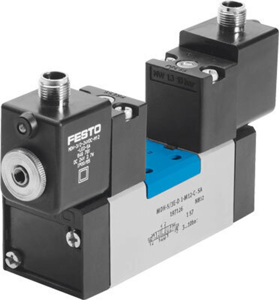MDH-5/3G-D-1-M12-C Распределитель с электроуправлением MDH-5/3G-D-1-M12-C Распределитель с электроуправлением