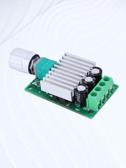 ШИМ PWM регулятор скорости двигателя 12-30В 10А