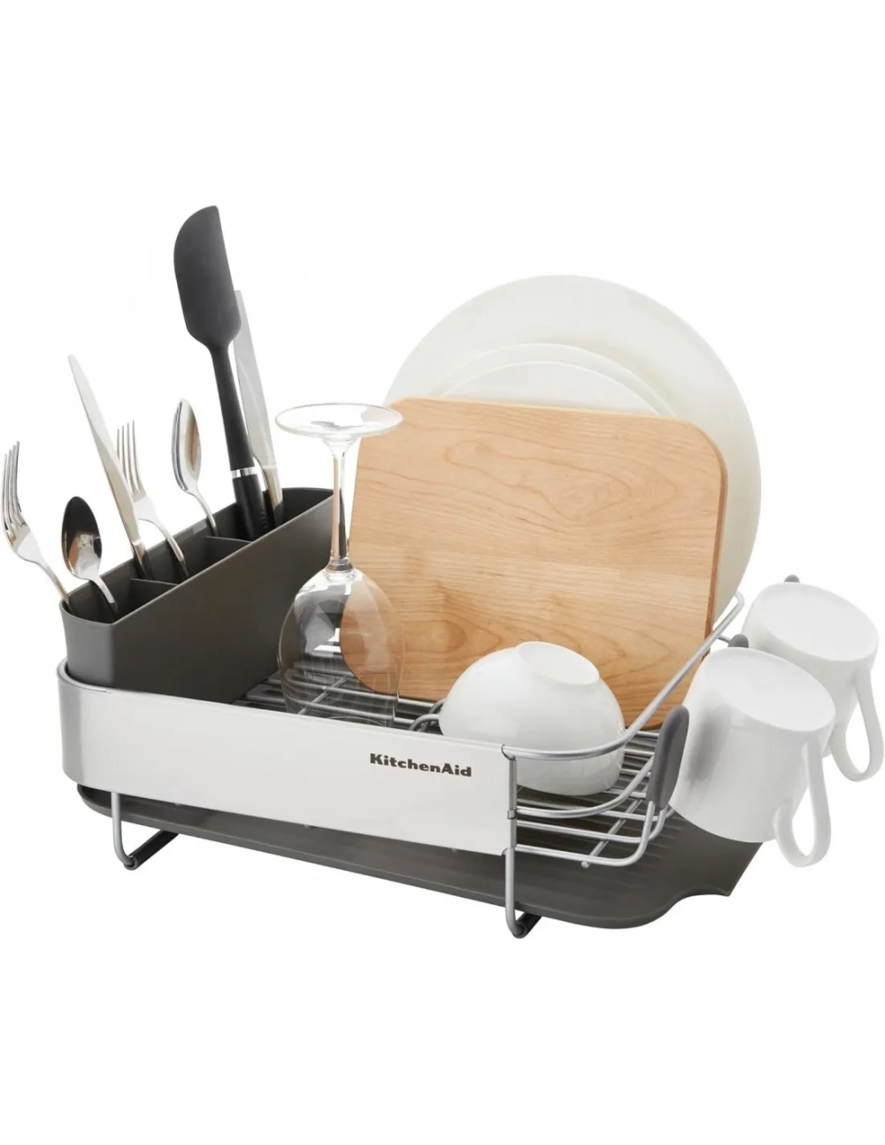 KitchenAid Сушилка для посуды 40,8x32x15 см компактная серая EAN 5057982102470