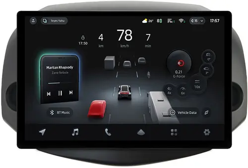 Магнитола для Toyota RAV4 3 2005-2012, Vanguard (рамка 10) - Teyes CC4-PRO монитор 13" 2K QLED на Android 13, Быстрейшая, Snapdragon 778G, ИИ, CarPlay, DSP, 4G SIM-слот