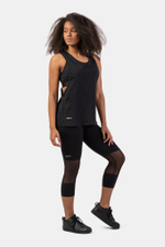 Майка SLEEVELESS LOOSE CROSS BACK TANK TOP "FEELING GOOD" 419 Черная