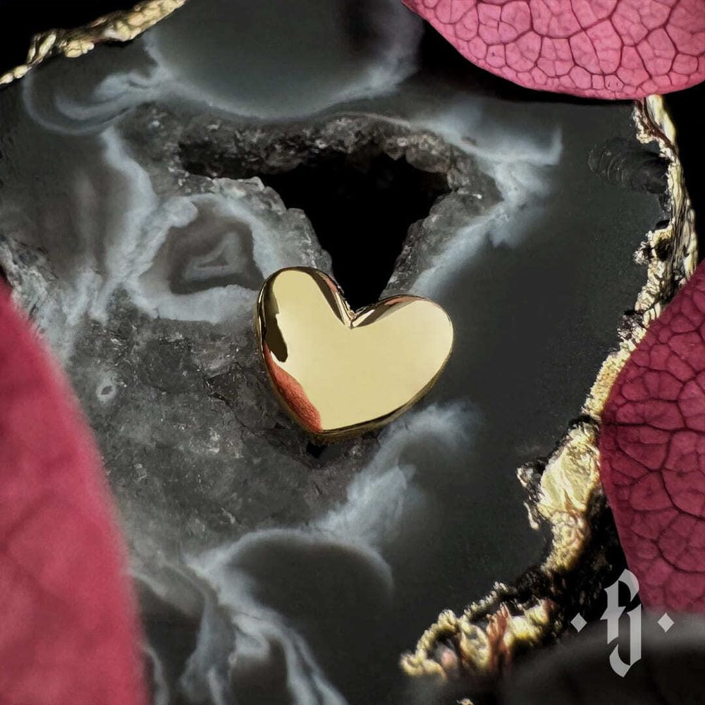 Накрутка "Mirror Heart" - Желтое золото