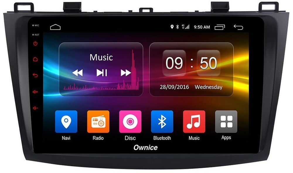 Магнитола для Mazda 3, Axela 2009-2013 - Kuberg OL-9507 QLed, Android 12, Быстрая, CarPlay, 4G SIM-слот