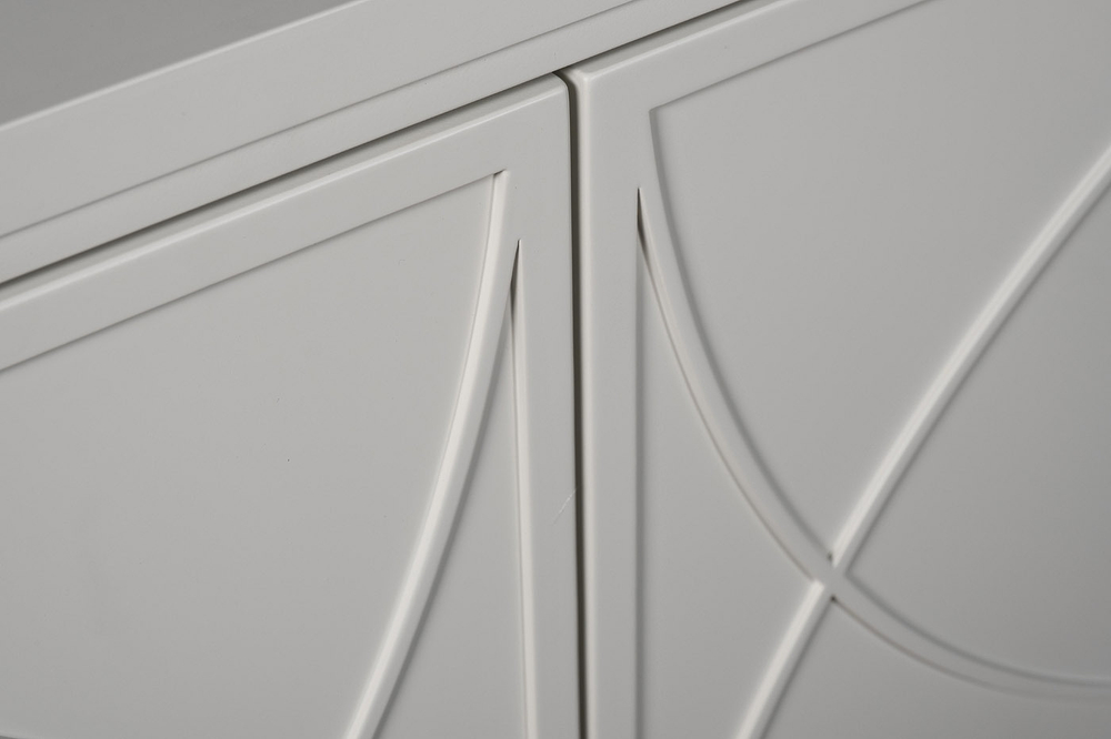 Комод с ящиками 90x40x160см Garda Decor бежевый с золотой фурнитурой