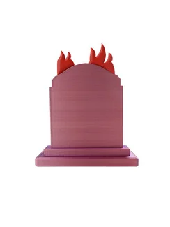 Сувенир для селлера RIP Мой SKU навсегда, фиолетовый, 3D фигурка