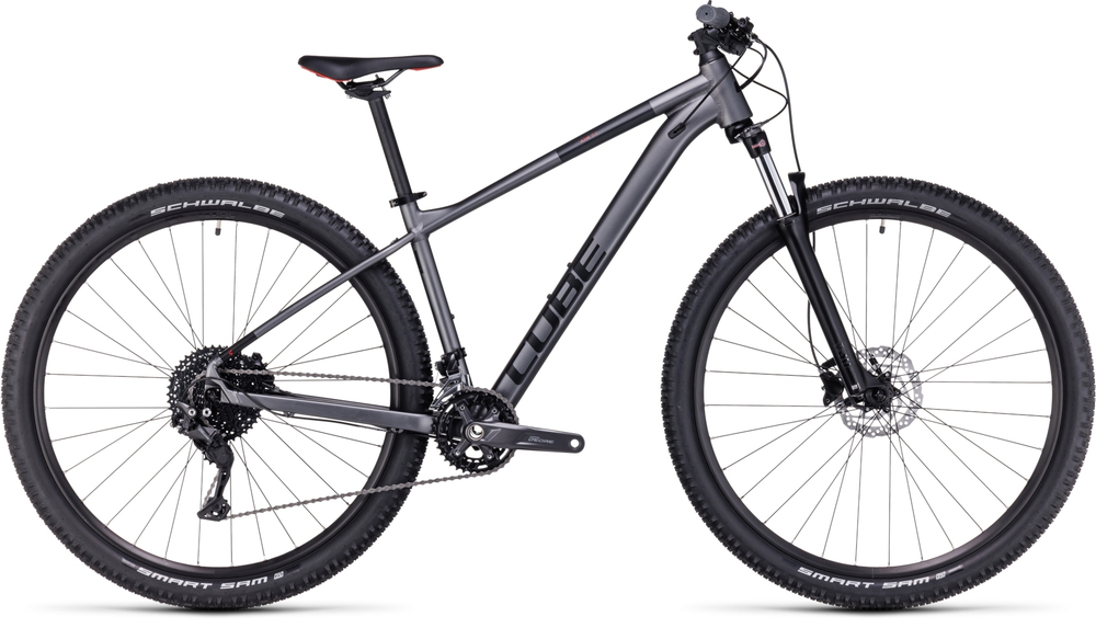 Велосипед CUBE 2023  Aim EX grey´n´red  20"