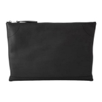 Balenciaga Cow Leather Clutch Unisex Black